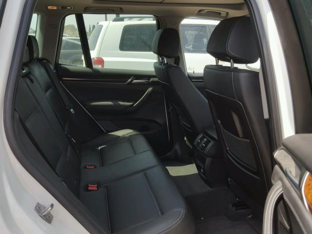 5UXWZ7C39H0V93088 - 2017 BMW X3 SDRIVE2 WHITE photo 6