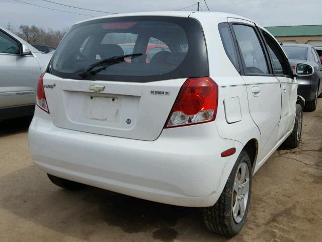 KL1TD66628B195994 - 2008 CHEVROLET AVEO BASE Ağ foto 4