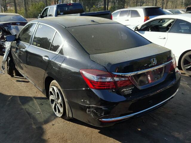 1HGCR2F86GA096394 - 2016 HONDA ACCORD EXL BLACK photo 3