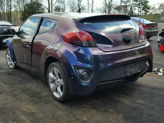 KMHTC6AE6FU241706 - 2015 HYUNDAI VELOSTER T TWO TONE photo 3