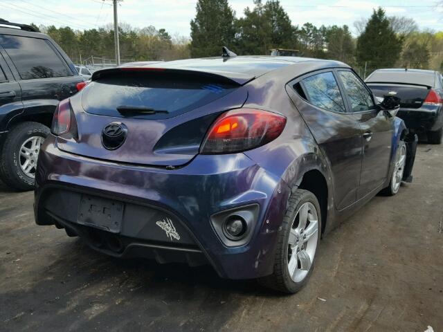 KMHTC6AE6FU241706 - 2015 HYUNDAI VELOSTER T TWO TONE photo 4