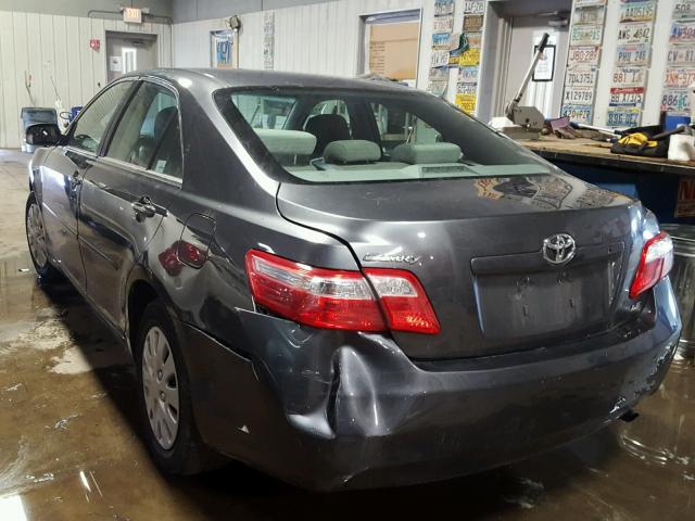4T4BE46K89R093965 - 2009 TOYOTA CAMRY BASE GRAY photo 3