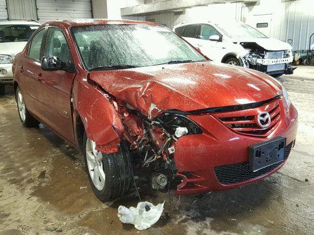 JM1BK323761541030 - 2006 MAZDA 3 S MAROON photo 1