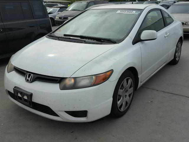 2HGFG12656H526577 - 2006 HONDA CIVIC LX WHITE photo 2