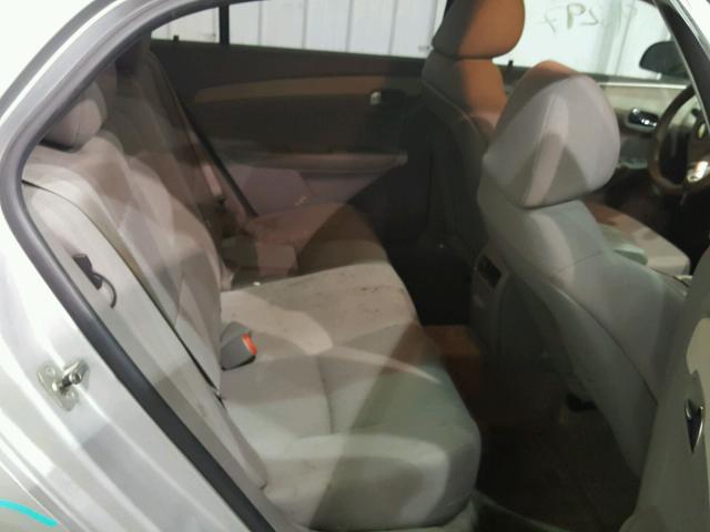 1G1ZB5EB0AF138489 - 2010 CHEVROLET MALIBU LS ვერცხლისფერი ფოტო 6