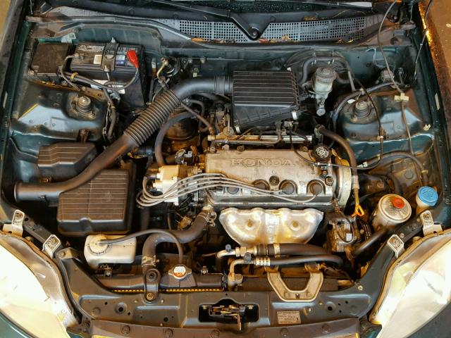 2HGEJ6614YH559632 - 2000 HONDA CIVIC BASE GREEN photo 7