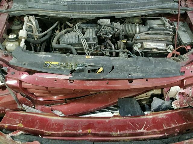 2FMZA522X4BA95778 - 2004 FORD FREESTAR S BURGUNDY photo 7