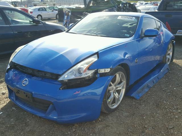 JN1AZ44E59M403343 - 2009 NISSAN 370Z BLUE photo 2