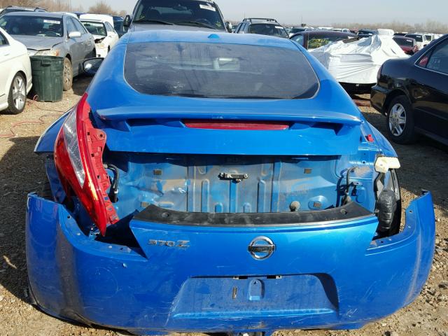 JN1AZ44E59M403343 - 2009 NISSAN 370Z BLUE photo 9