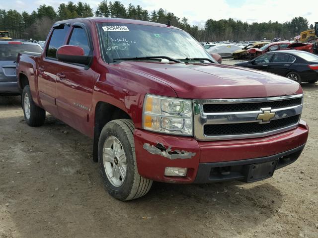 2GCEK13M871653887 - 2007 CHEVROLET SILVERADO RED photo 1