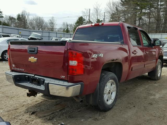 2GCEK13M871653887 - 2007 CHEVROLET SILVERADO RED photo 4