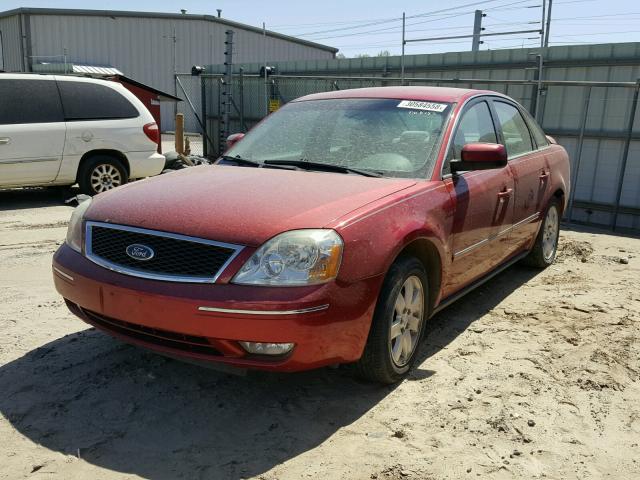 1FAFP24185G180191 - 2005 FORD FIVE HUNDR RED photo 2