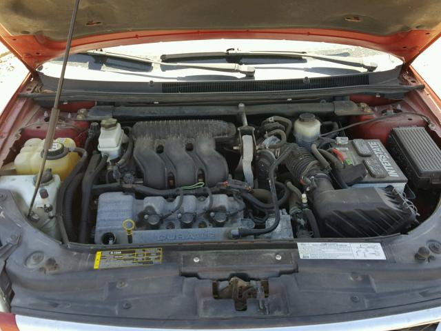 1FAFP24185G180191 - 2005 FORD FIVE HUNDR RED photo 7