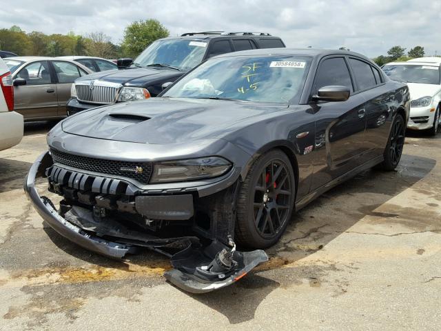 2C3CDXGJ6GH322015 - 2016 DODGE CHARGER R/ GRAY photo 2