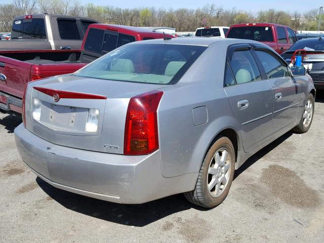1G6DM57T960125836 - 2006 CADILLAC CTS SILVER photo 4