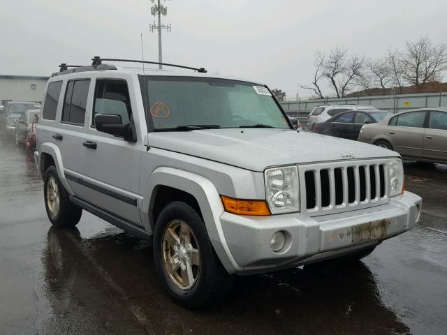 1J8HG48K96C245536 - 2006 JEEP COMMANDER SILVER photo 1