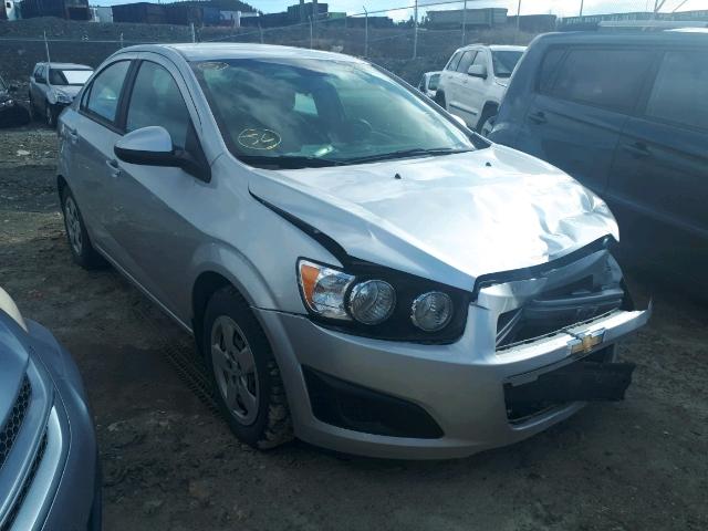 1G1JA5EH4D4230516 - 2013 CHEVROLET SONIC LS ვერცხლისფერი ფოტო 1