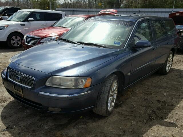 YV1SW592061536498 - 2006 VOLVO V70 2.5T BLUE photo 2