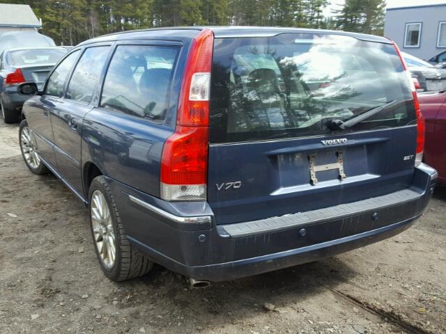 YV1SW592061536498 - 2006 VOLVO V70 2.5T BLUE photo 3