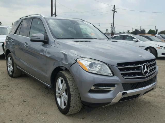 4JGDA5JB0FA514358 - 2015 MERCEDES-BENZ ML 350 GRAY photo 1