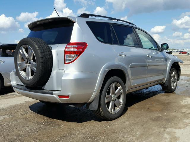 JTMBF32VX9D014480 - 2009 TOYOTA RAV4 SPORT SILVER photo 4