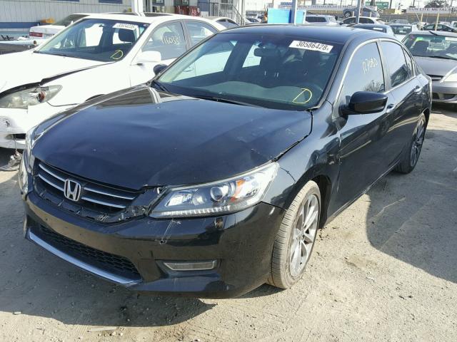 1HGCR2E52DA173118 - 2013 HONDA ACCORD SPO BLACK photo 2