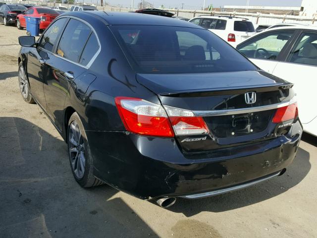 1HGCR2E52DA173118 - 2013 HONDA ACCORD SPO BLACK photo 3