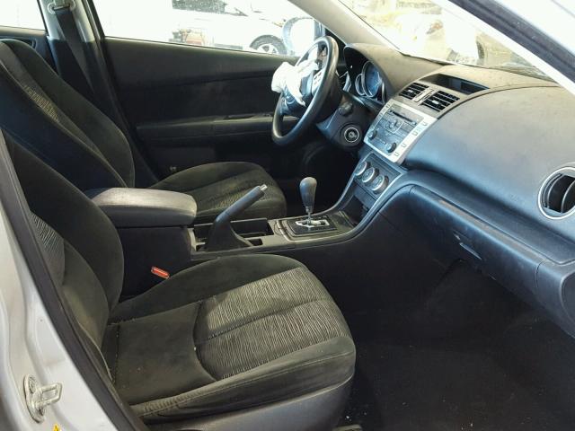 1YVHZ8BH6A5M23545 - 2010 MAZDA 6 I SILVER photo 5