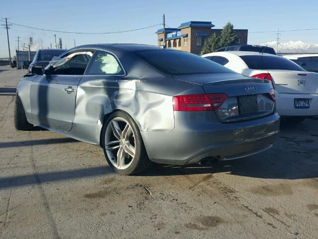 WAUVVAFR9CA006278 - 2012 AUDI S5 PRESTIG CHARCOAL photo 3