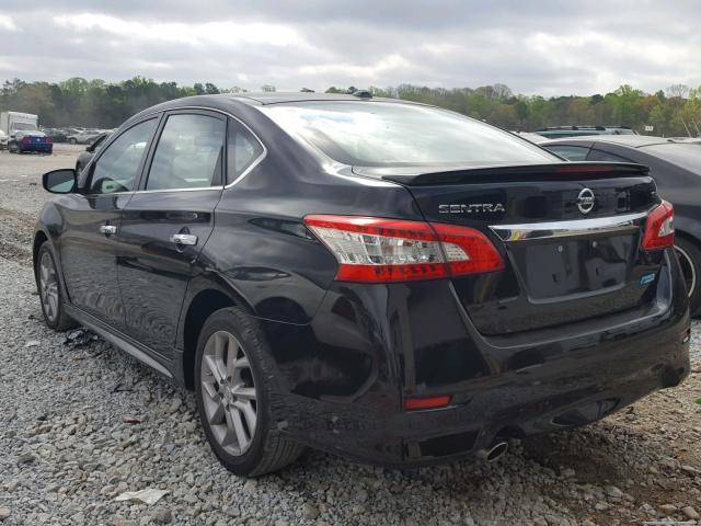 3N1AB7AP1DL766060 - 2013 NISSAN SENTRA S BLACK photo 3