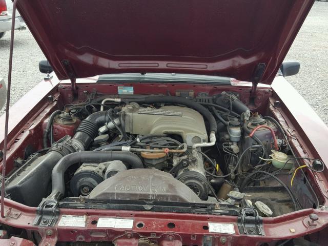1FABP44E1KF220285 - 1989 FORD MUSTANG LX RED photo 7