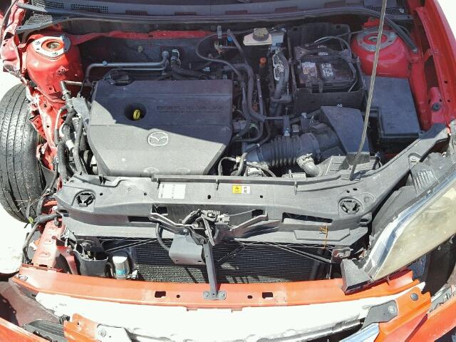 JM1BK12F081861100 - 2008 MAZDA 3 I RED photo 7