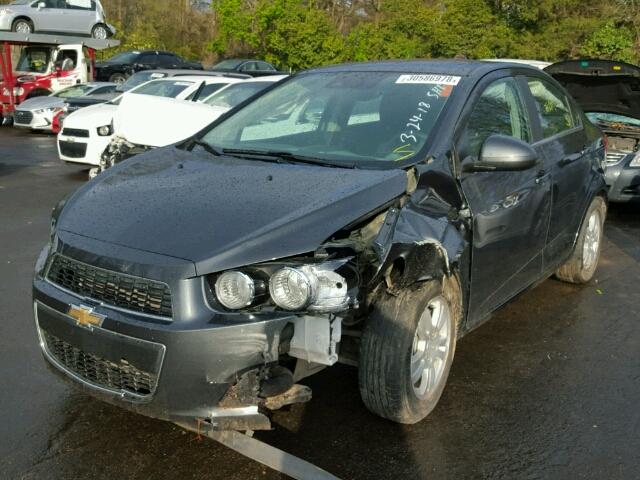 1G1JC5SB7G4176871 - 2016 CHEVROLET SONIC LT GRAY photo 2