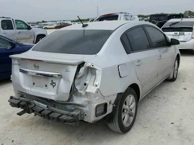 3N1AB6AP7BL655147 - 2011 NISSAN SENTRA 2.0 SILVER photo 4