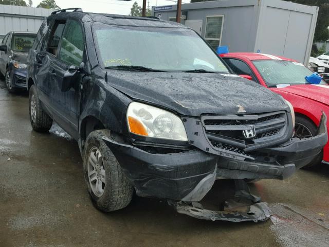 2HKYF18775H570077 - 2005 HONDA PILOT EXL BLACK photo 1