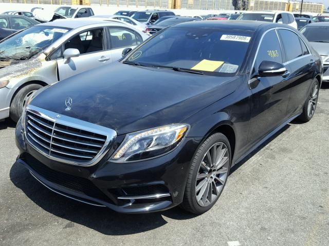 WDDUG8CB9FA188051 - 2015 MERCEDES-BENZ S 550 BLACK photo 2