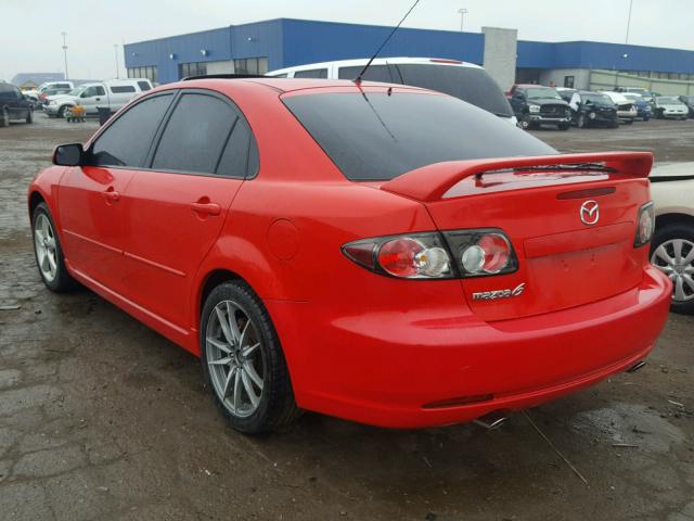 1YVHP84C165M69489 - 2006 MAZDA 6 I RED photo 3