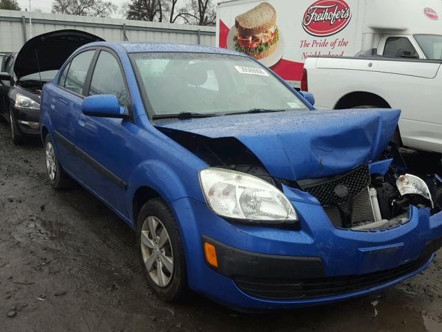 KNADE223296531214 - 2009 KIA RIO BASE BLUE photo 1