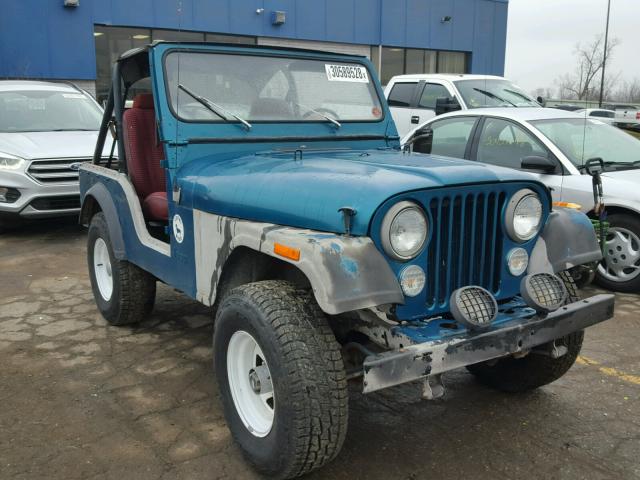 J9F83AC028975 - 1979 JEEP WRANGLER BLUE photo 1