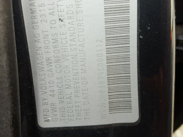 WVWJH63B71E000112 - 2001 VOLKSWAGEN PASSAT GLX 蓝色 照片 10