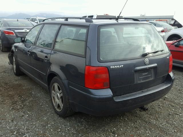 WVWJH63B71E000112 - 2001 VOLKSWAGEN PASSAT GLX 蓝色 照片 3
