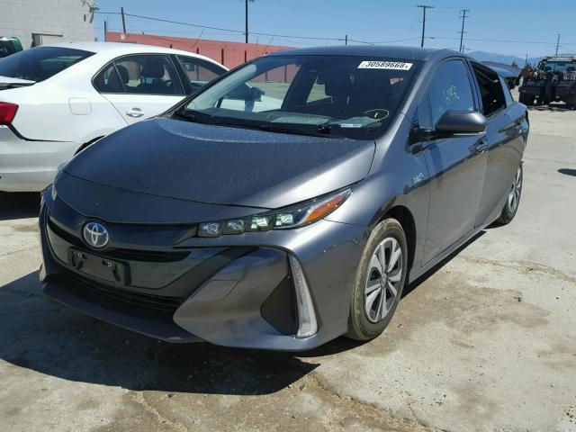 JTDKARFP0H3012349 - 2017 TOYOTA PRIUS PRIM გრაფიტი ფოტო 2