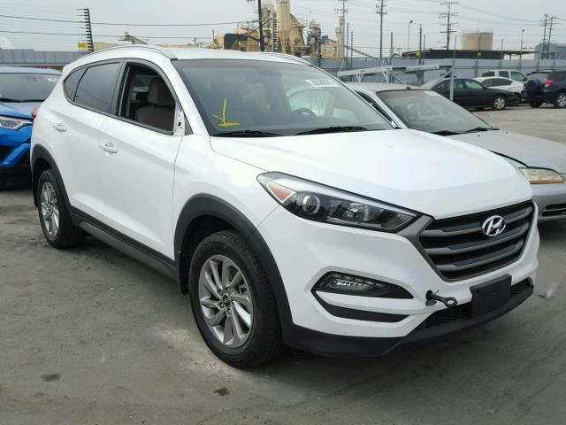 KM8J33A4XGU201398 - 2016 HYUNDAI TUCSON LIM WHITE photo 1