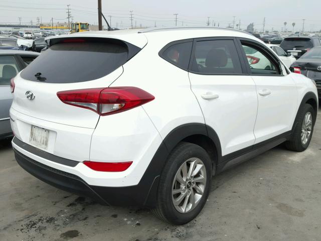 KM8J33A4XGU201398 - 2016 HYUNDAI TUCSON LIM WHITE photo 4