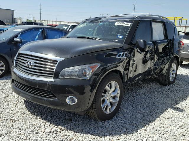 JN8AZ2NF8D9550832 - 2013 INFINITI QX56 BLACK photo 2