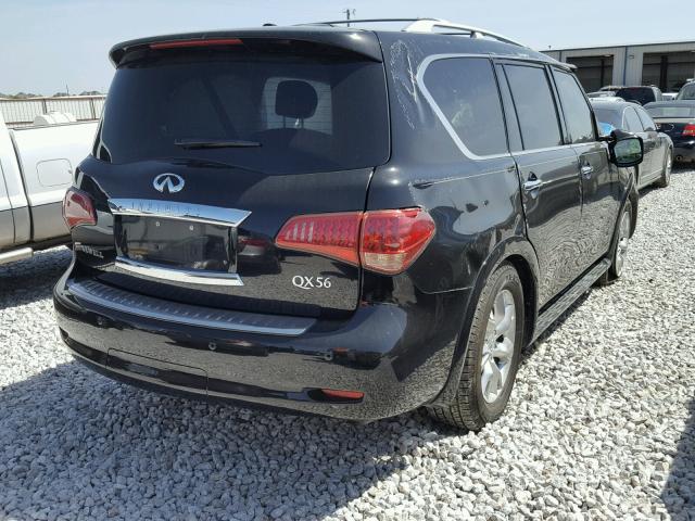 JN8AZ2NF8D9550832 - 2013 INFINITI QX56 BLACK photo 4