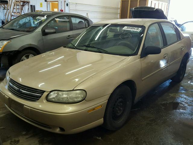 1G1ND52J13M514927 - 2003 CHEVROLET MALIBU GOLD photo 2