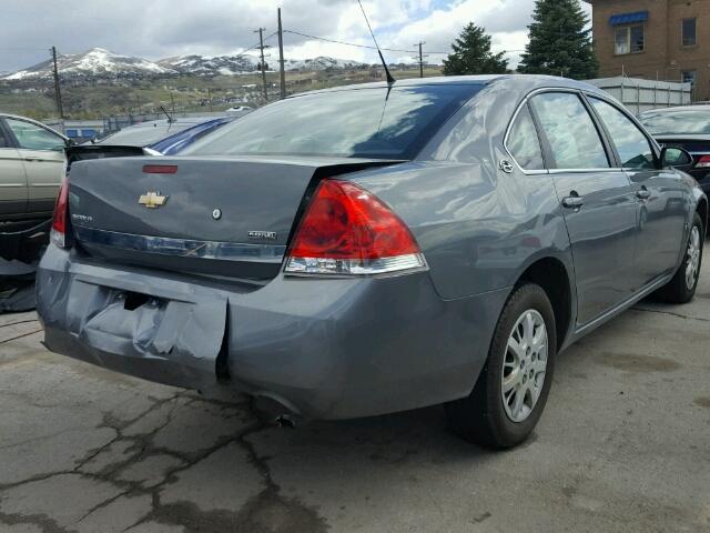 2G1WS583781236945 - 2008 CHEVROLET IMPALA POL GRAY photo 4