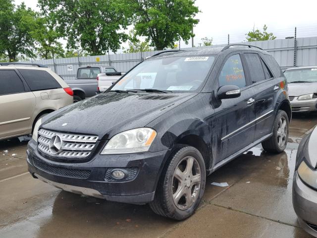 4JGBB22E08A409494 - 2008 MERCEDES-BENZ ML 320 CDI BLACK photo 2