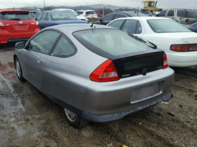 JHMZE13742T001501 - 2002 HONDA INSIGHT GRAY photo 3